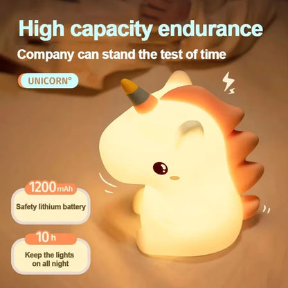 חד קרן - מנורת לחיצה רכה