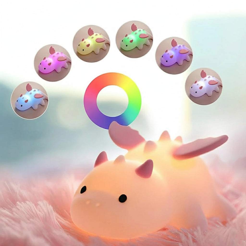 דרקון - מנורת לחיצה רכה